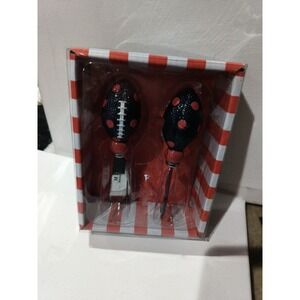 New Orange & Navy Football Spreaders  Tailgate